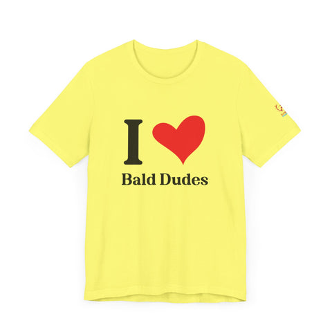 I ❤️ Bald Dudes Super Soft Short Sleeve Tee