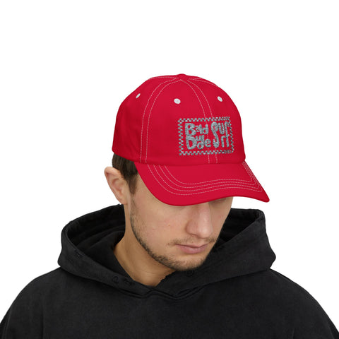 Cover Your Noggiin BDS Blue Checkers Dad Hat