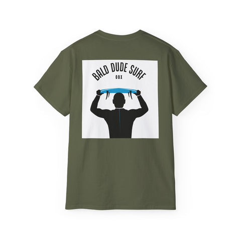 Bald Dude Surf Unisex Ultra Cotton Tee - Casual Surf Style T-Shirt