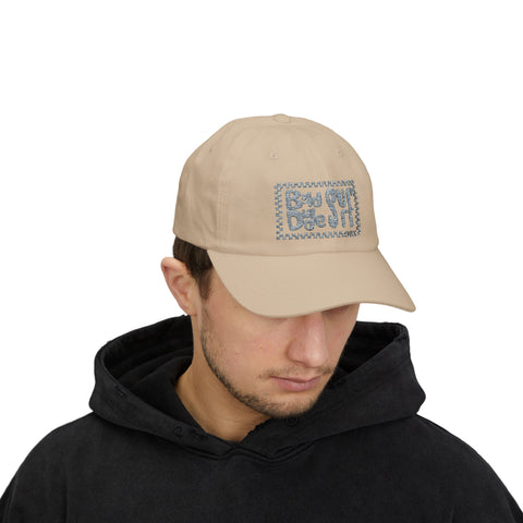 Cover Your Noggiin BDS Blue Checkers Dad Hat