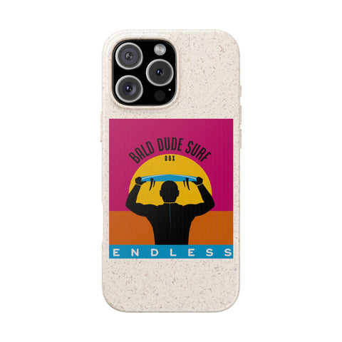 Bald Dude Surf Biodegradable Phone Case | Eco-Friendly Surfing Essentials