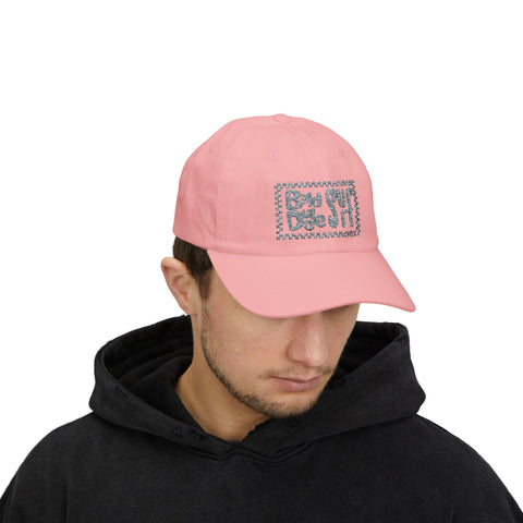 Cover Your Noggiin BDS Blue Checkers Dad Hat