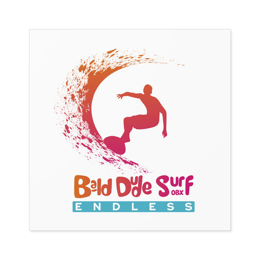 Endless Summer Surf Square Sticker