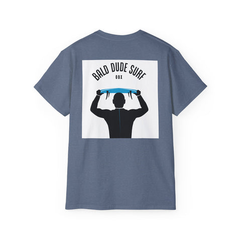 Bald Dude Surf Unisex Ultra Cotton Tee - Casual Surf Style T-Shirt
