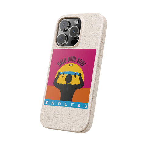 Bald Dude Surf Biodegradable Phone Case | Eco-Friendly Surfing Essentials