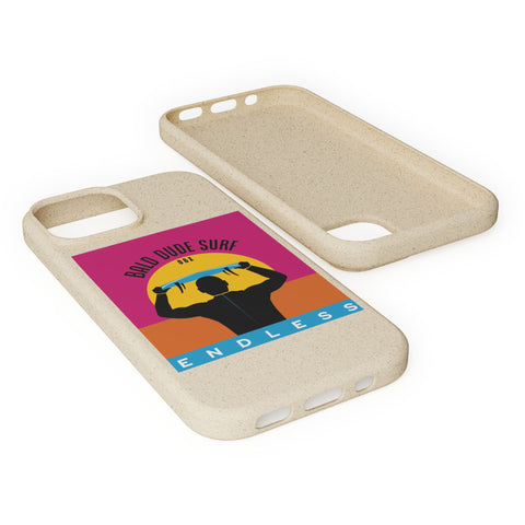 Bald Dude Surf Biodegradable Phone Case | Eco-Friendly Surfing Essentials