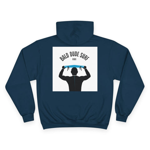 Bald Dude Surf Champion Hoodie - Stylish & Comfortable for Surfers