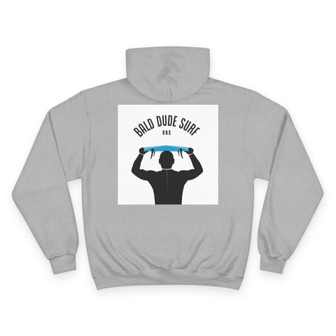 Bald Dude Surf Champion Hoodie - Stylish & Comfortable for Surfers