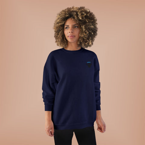 Bald Dude Surf Eco-Friendly Crewneck Sweatshirt