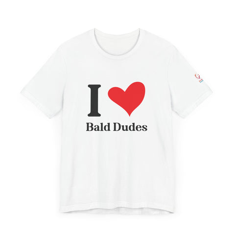 I ❤️ Bald Dudes Super Soft Short Sleeve Tee