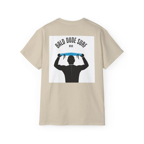 Bald Dude Surf Unisex Ultra Cotton Tee - Casual Surf Style T-Shirt