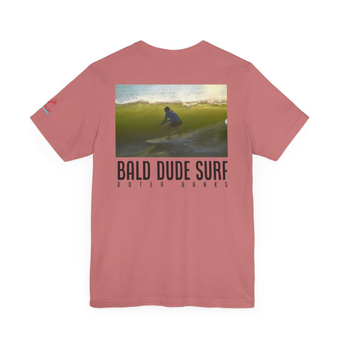 Surf OBX Bald Dude Surf Super Soft Tee