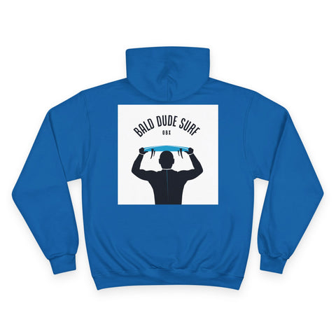 Bald Dude Surf Champion Hoodie - Stylish & Comfortable for Surfers