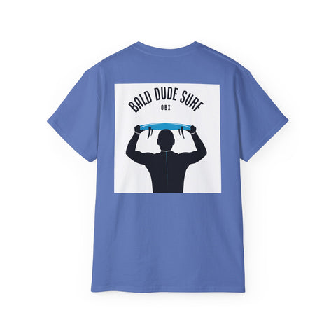 Bald Dude Surf Unisex Ultra Cotton Tee - Casual Surf Style T-Shirt