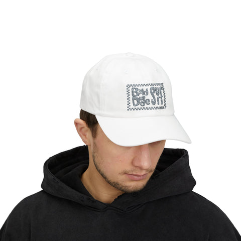 Cover Your Noggiin BDS Blue Checkers Dad Hat