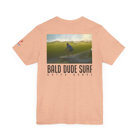 Surf OBX Bald Dude Surf Super Soft Tee