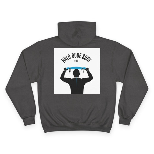 Bald Dude Surf Champion Hoodie - Stylish & Comfortable for Surfers