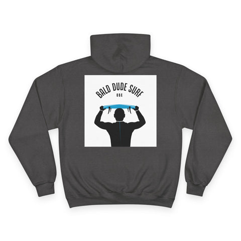 Bald Dude Surf Champion Hoodie - Stylish & Comfortable for Surfers